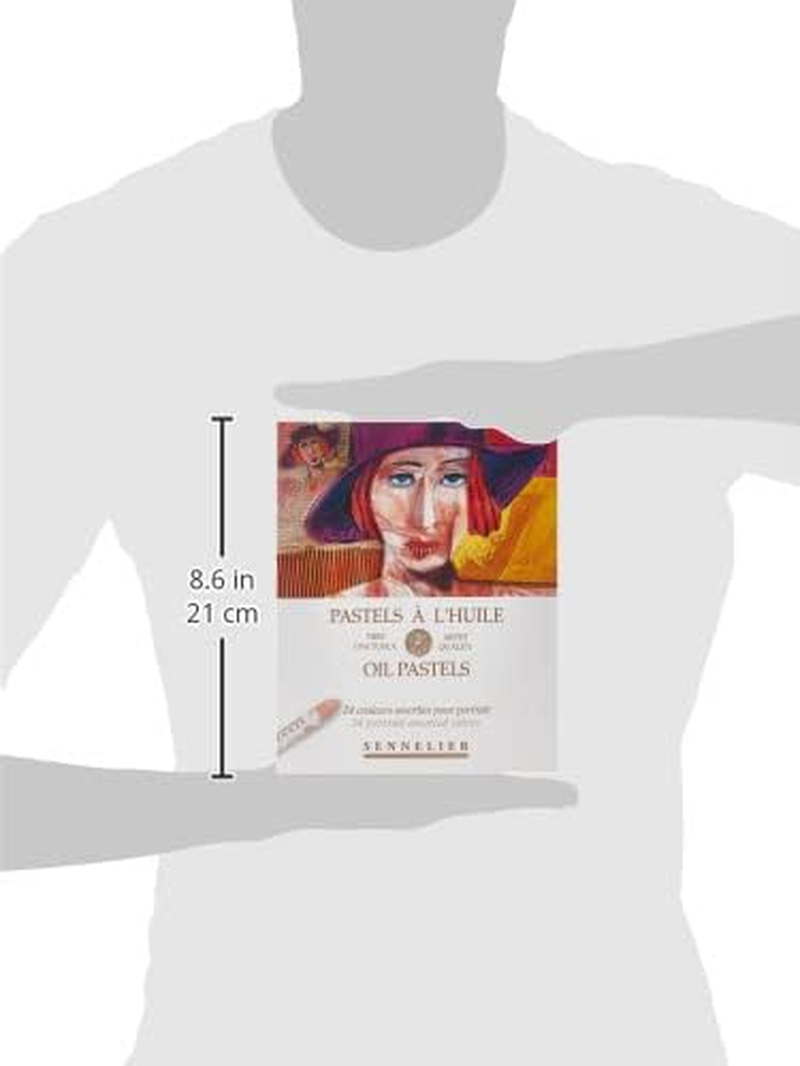 Sennelier Oil Pastel Set, 24 Portrait Colours - Rich Pigments for Professional Results, Extremely Lightfast, Ideal for Artists on Paper, Canvas, Wood and Metal image number 1