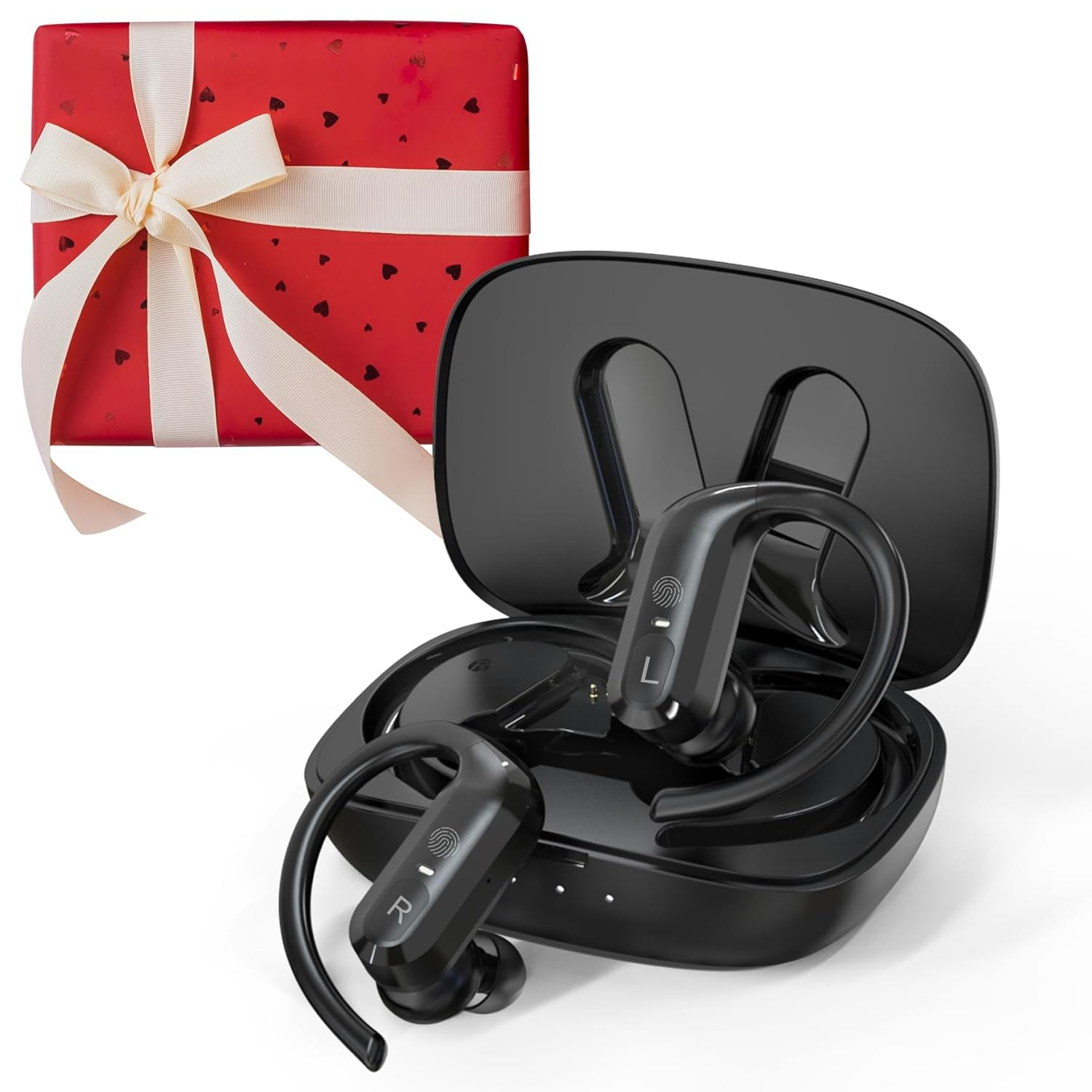 Rechargeable BTE Hearing Aids for Seniors and Adults, Standard Black Model for Severe Hearing Loss with Noise Cancellation and 5 Adjustable Volume Levels, Black Standard Version image number 2