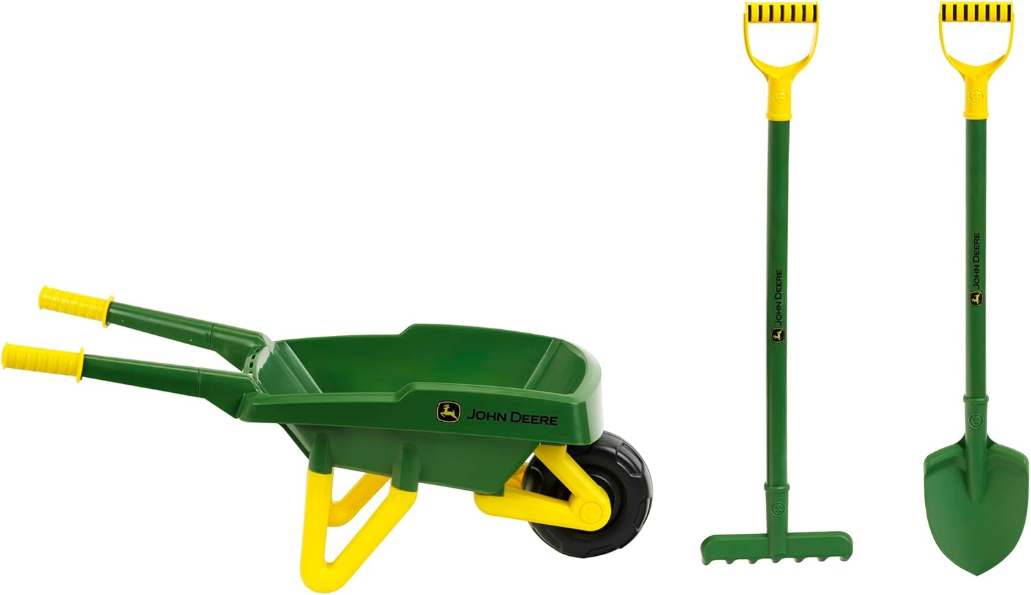 John Deere Kids Wheelbarrow Set, 78 Cm Length image number 4