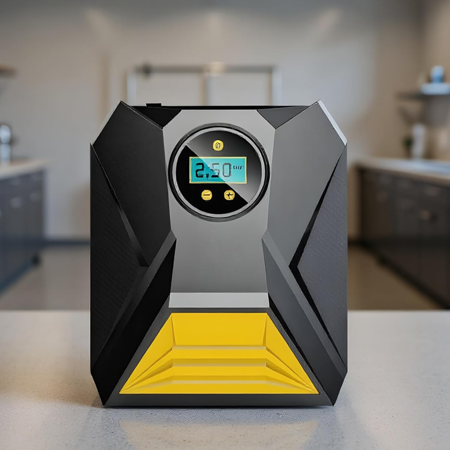 Tire Inflator | Electric Pump Digital Pressure Gauge,12V Cordless Electric Tyre Digital Display Gauge for Wheel Bicycle Automotive Balls Car Truck Motorcycle image number 2