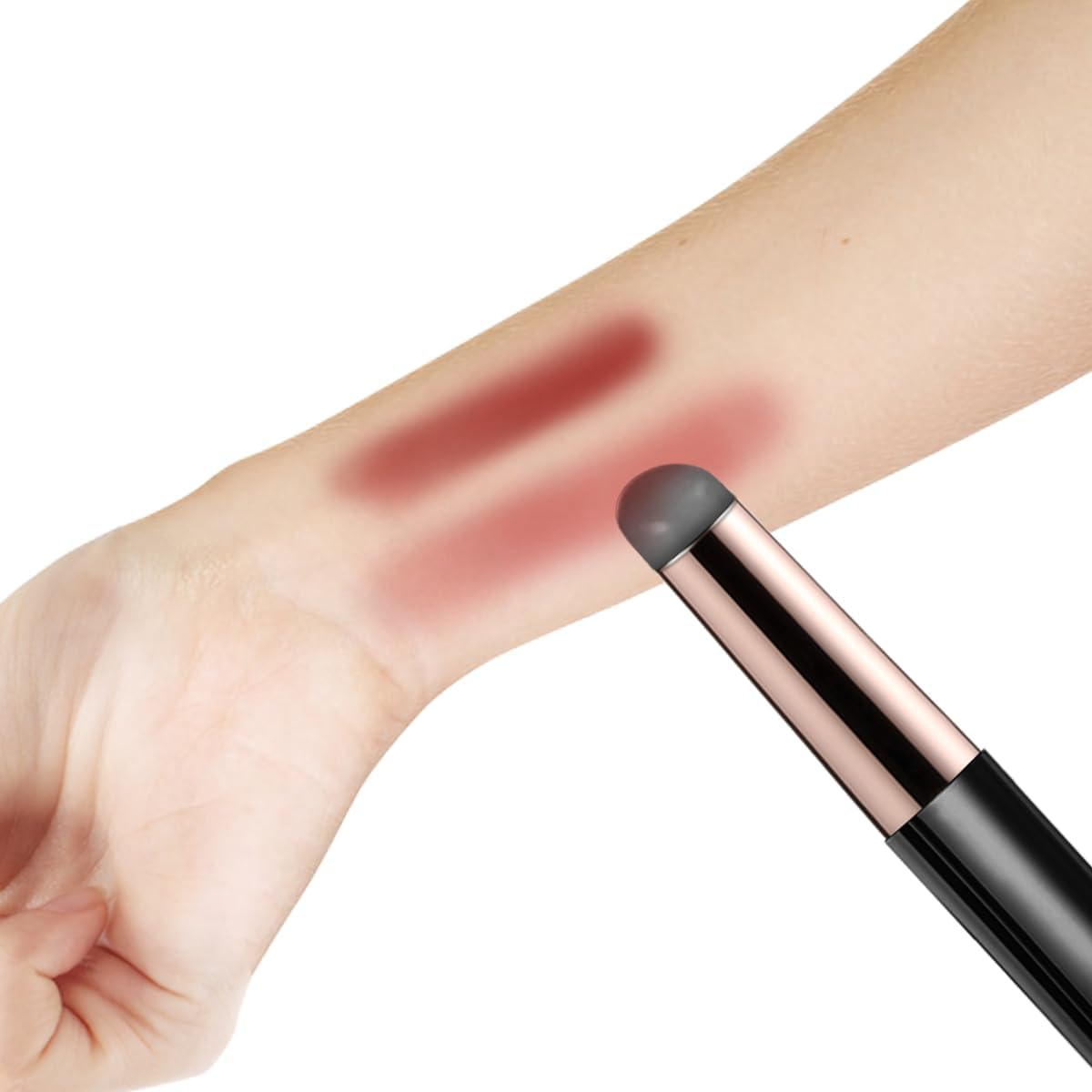 WELANE Silicone Lip Brush, 3 PCS Lip Makeup Brush for Lip Balm, Lip Gloss, Concealer (8.2 X 1.5Cm/3.22 X 0.59In) image number 1