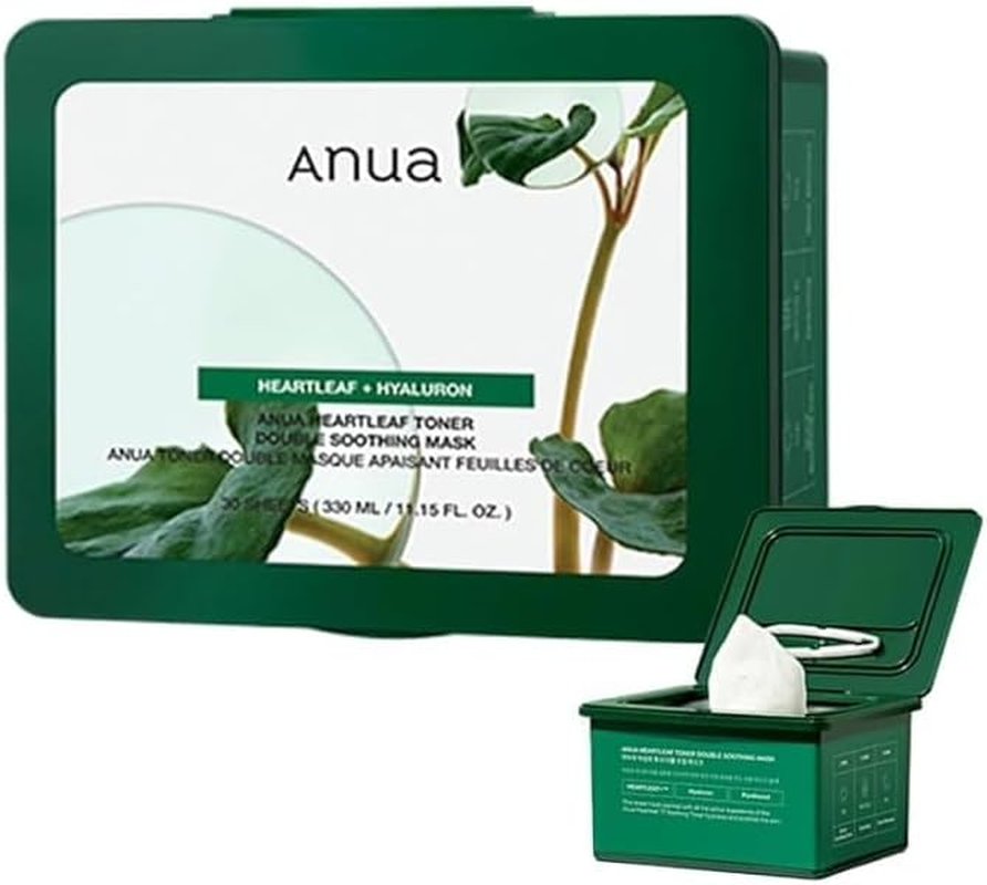 ANUA Heartleaf Toner Double Soothing Mask 330Ml (30 Peices) image number 3