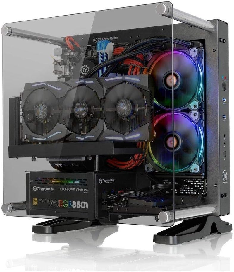 Thermaltake Core P3 Red Edition Tempered Glass Mid Tower Open Frame Case image number 1