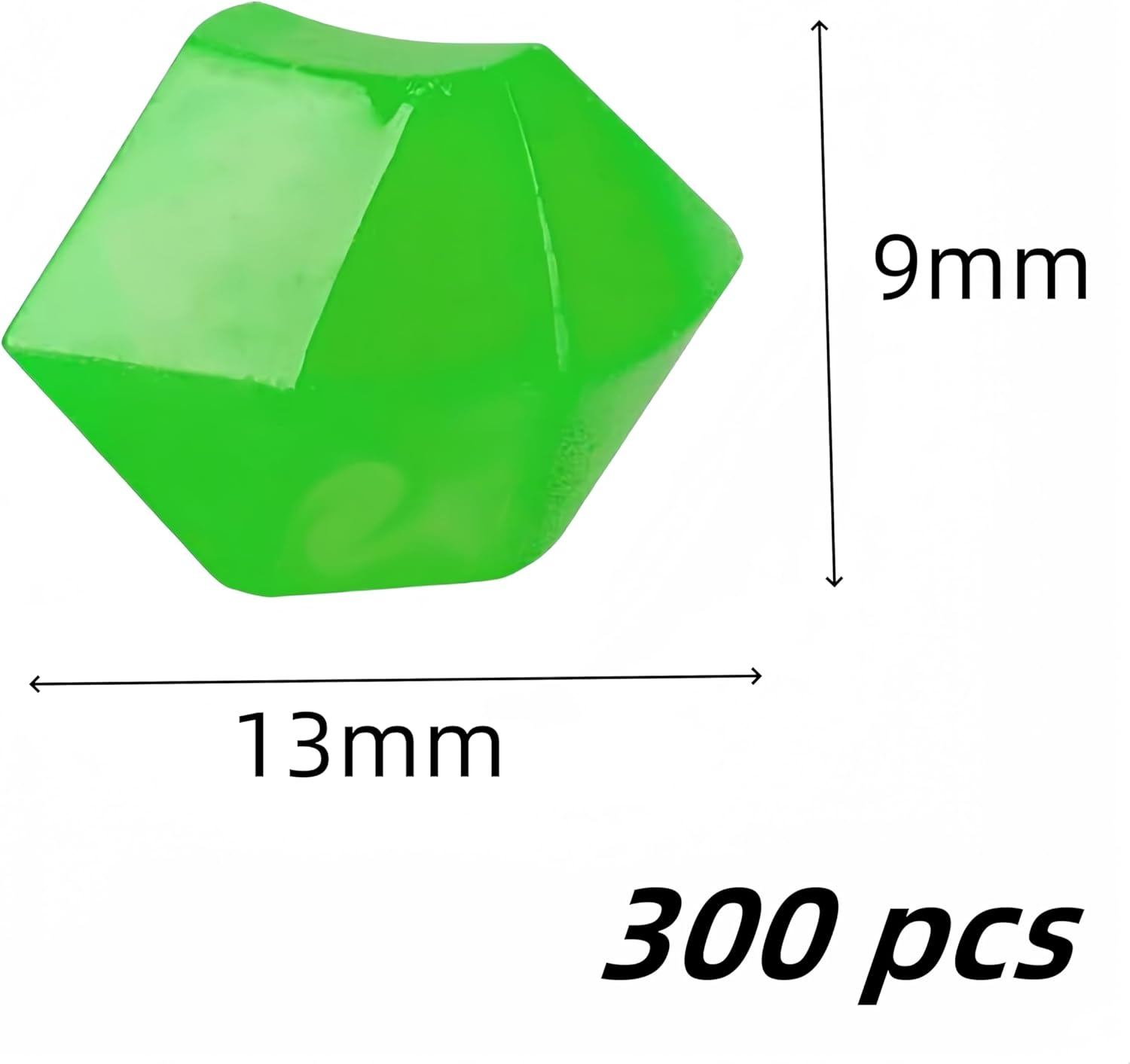 Glow Rocks, Decoration in the Dark Luminous Stones, 300 Pcs Glow Pebble for Walkways, Garden, Yard, Aquarium, Fish Tank, Lawn, Indoor and Outdoor Decor (Contains 3 Colors) image number 2