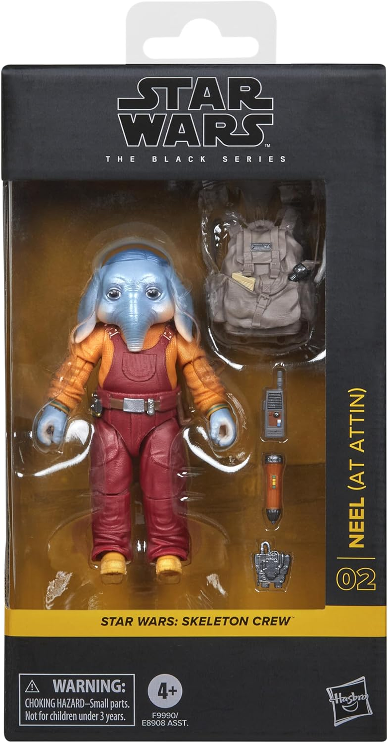 Star Wars the Black Series Neel (At Attin), Star Wars: Skeleton Crew Collectible 6 Inch Action Figure image number 6