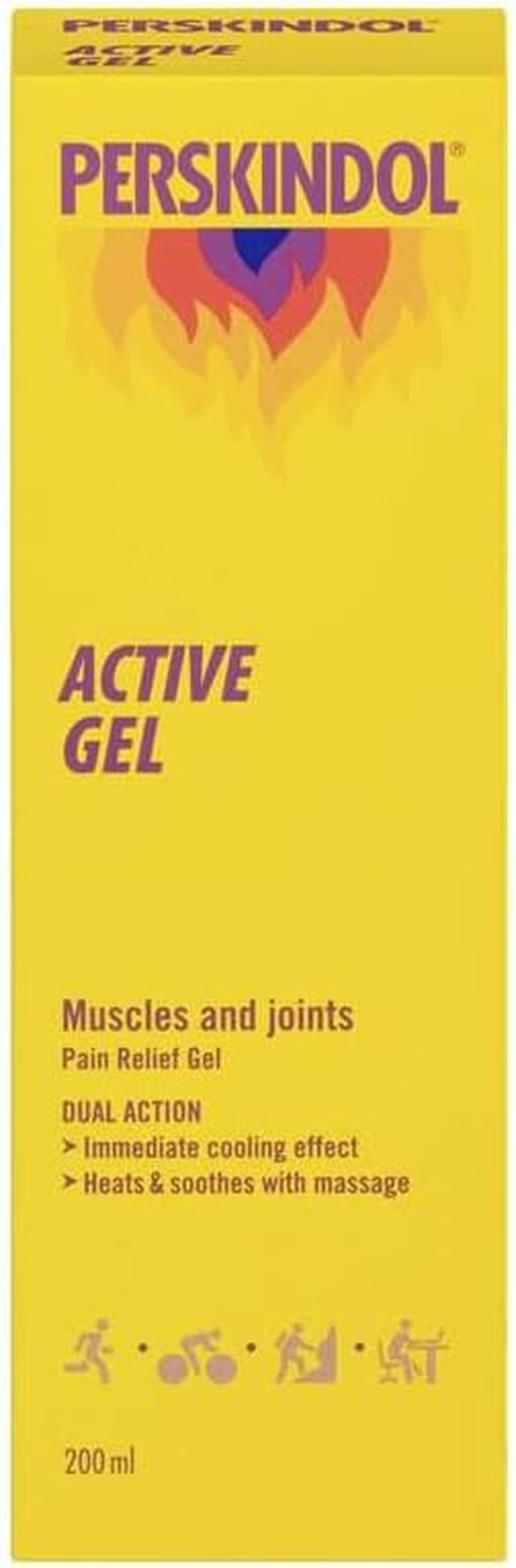 Perskindol Active Pain Relief Gel, 200 Ml - Dual-Action Cooling & Heating Formula for Muscle & Joint Relief &ndash; Ideal for Adults and Children 6+ image number 4