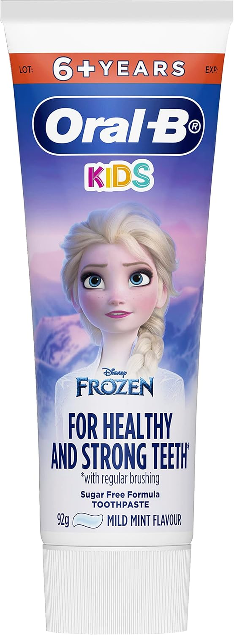 Oral-B Kids Toothpaste Frozen 6+ Years, 92G (Pack of 3) image number 2