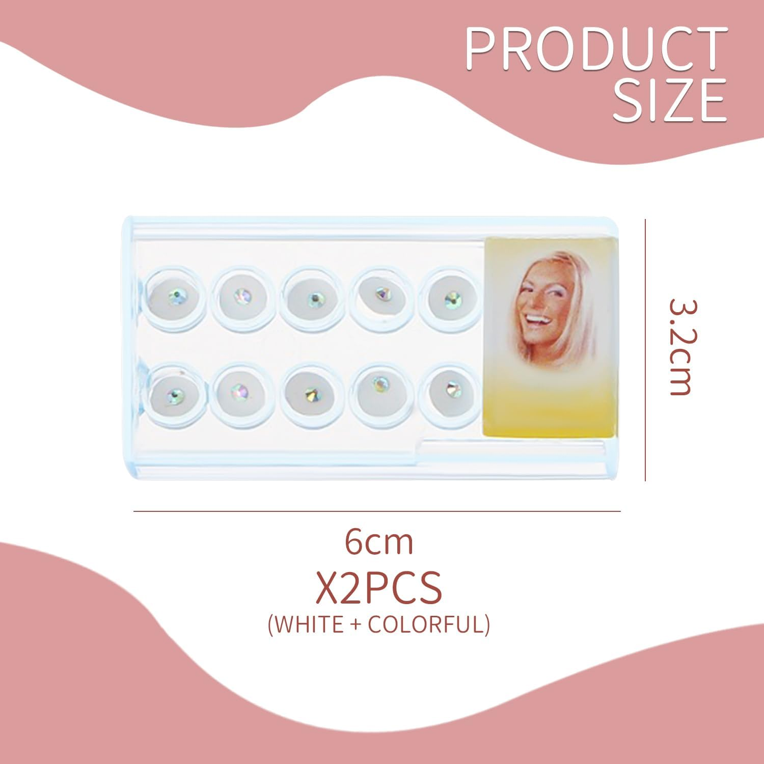 2 Boxes of Tartar, Tooth Decorations, Creative and Personalised Tooth Jewellery, Multipurpose Decorations. image number 4