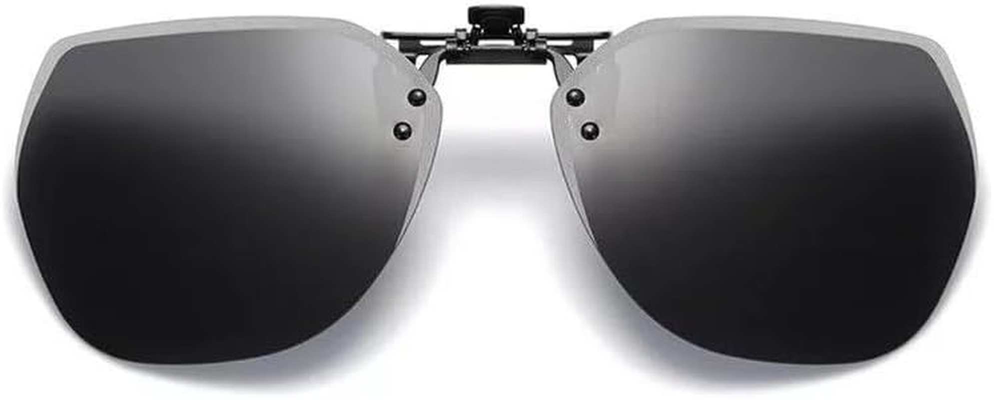 Clip-On Polarised Sunglasses, UV400 Protection, 9 Colour Options, Photochromic Lenses - Blue Pink image number 7