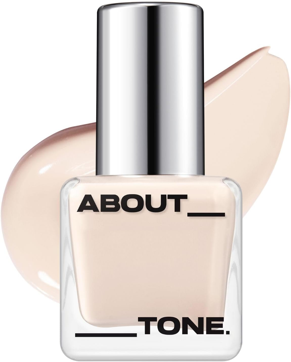 ABOUT TONE Skin Layer Fit Foundation 5 Colors - Ultra Adherence Liquid Foundation Super Comfort Fit 24 Hours Long-Lasting Lightweight Semi-Matte Vegan Korean Face Makeup (21 COOL LIGHT, 30Ml)