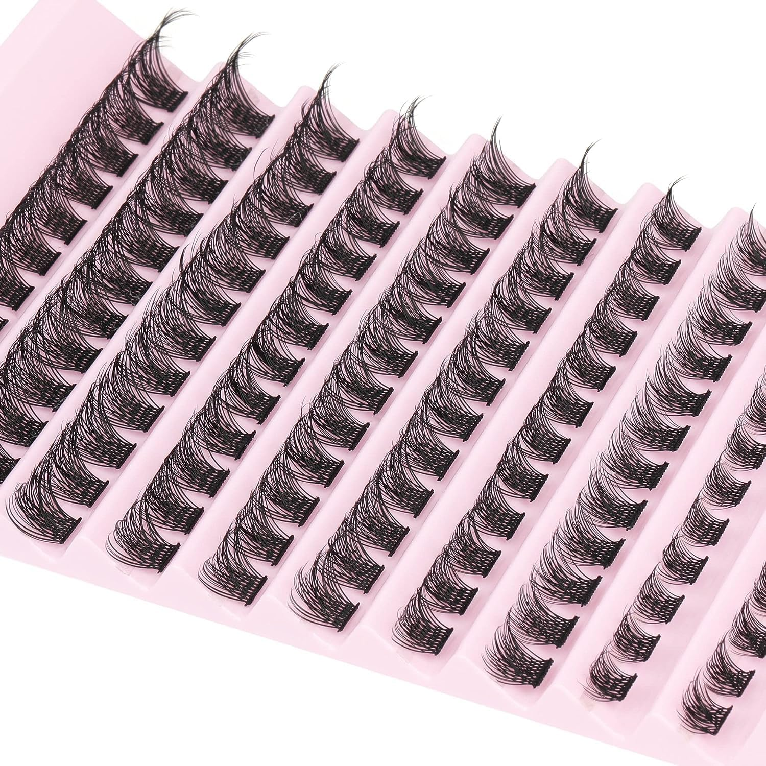 TNTAIAHL Lash Clusters 120Pcs Cluster Lashes 8-16Mm Wispy Individual Lashes Extensions Natural Look Lashes D Curl Fluffy Cluster Lashes DIY Eyelash Extension image number 3