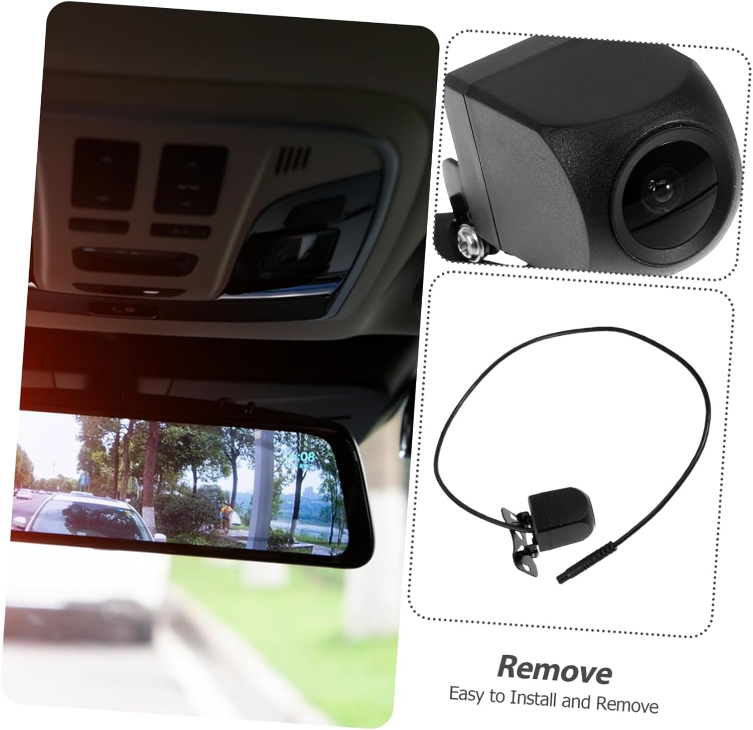 Gatuida 5 Pin Night Vision Backup Camera for Truck Car Waterproof Rear View Camera Image for Automotive Accessories image number 6