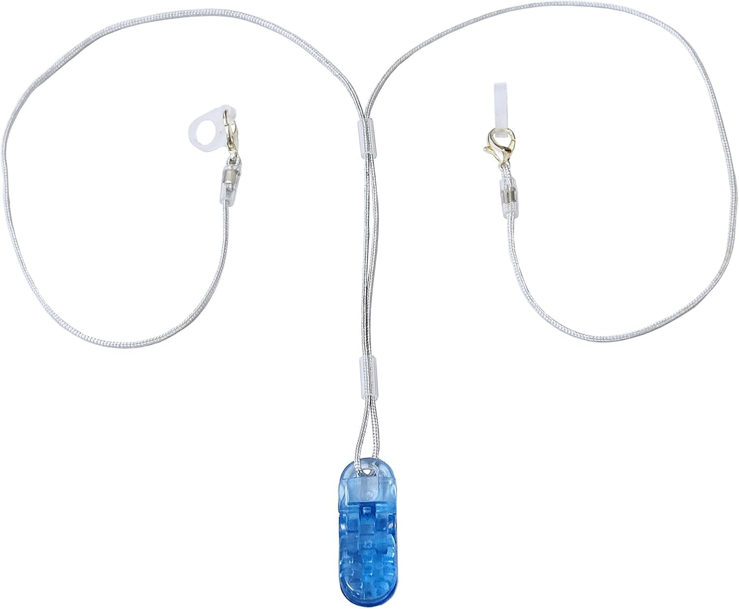 2 Sets Hearing Aid Clip Anti-Lost Lanyard Safety Retainer for Adults and Kids for 7Mm & 9Mm Silicone Loops with Storage Case image number 2