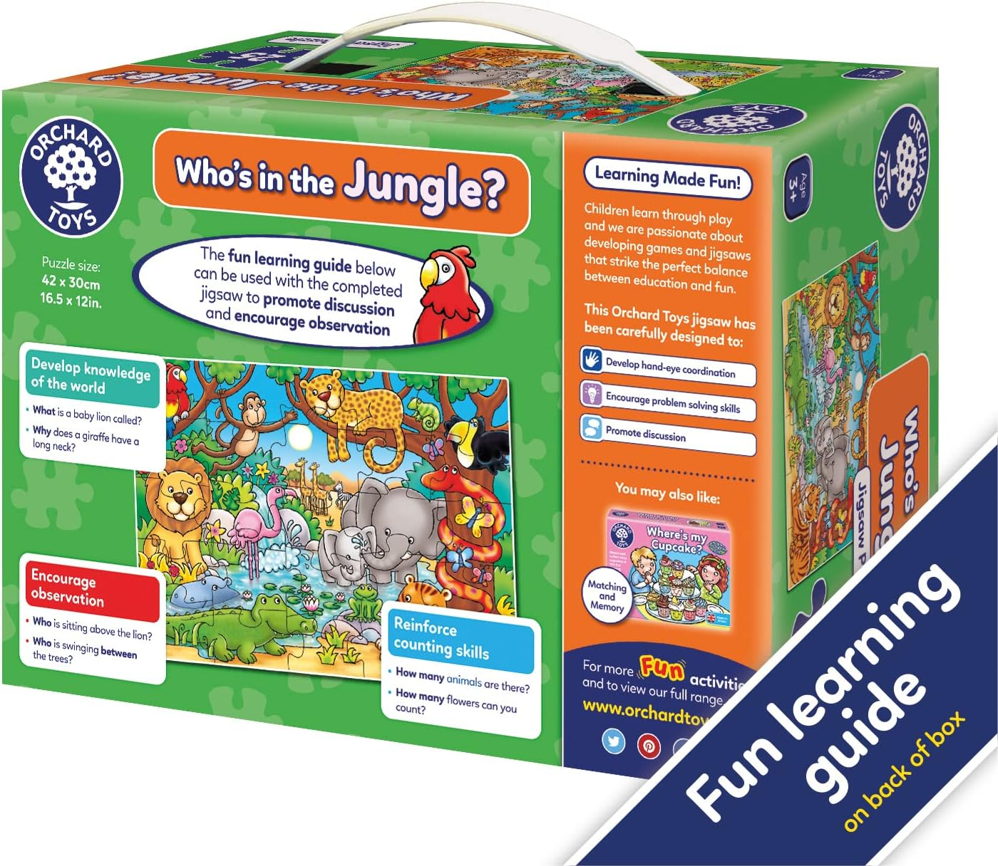 Orchard Toys Who'S in the Jungle Puzzle 25 Pieces