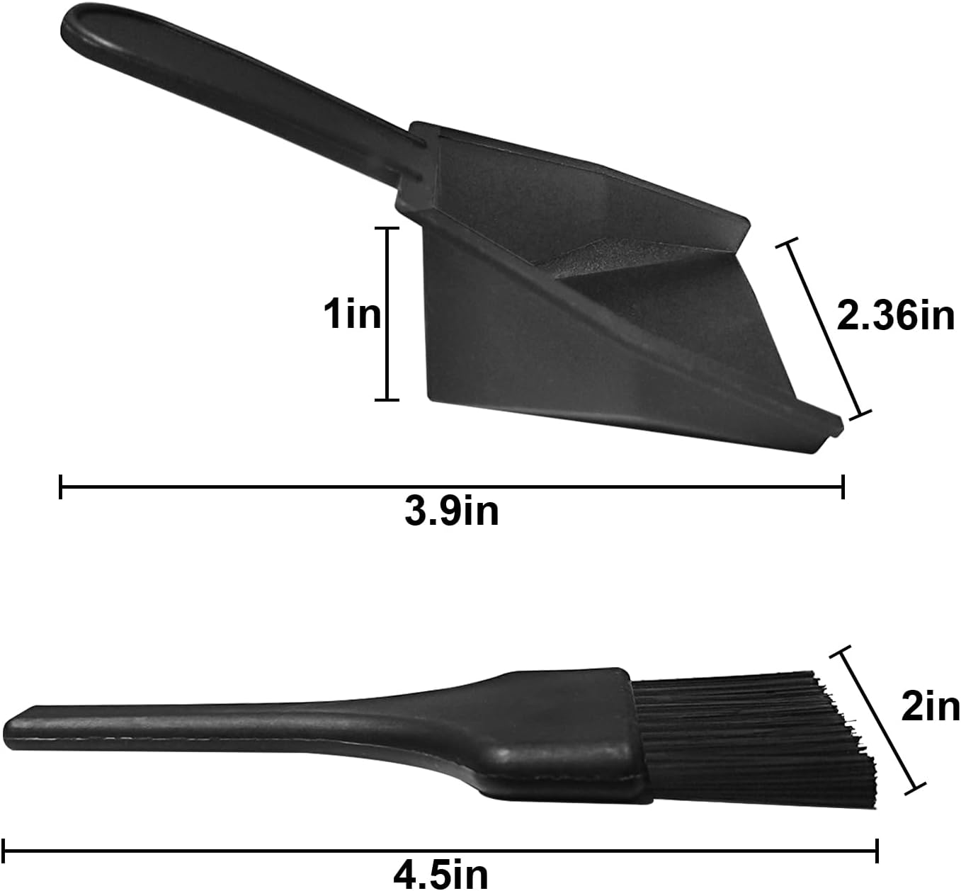 Shuffleboard Sand Wax Shuffleboard Powder Set with Mini Dustpan & Broom，2 Cans(2&times;14 Oz) image number 3