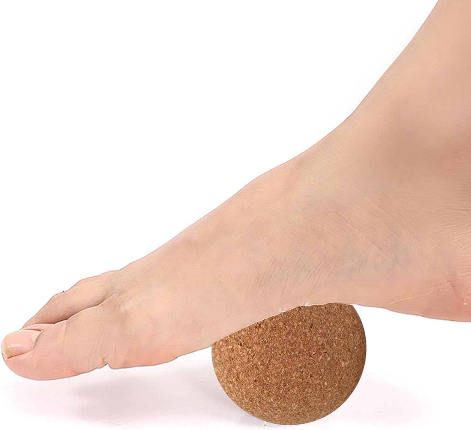 Cork Fascia Balls Roller Lightweight Accessories for Fitness Trainers Washable Manual Massage Ball for Training Sports Gym, 5Cm