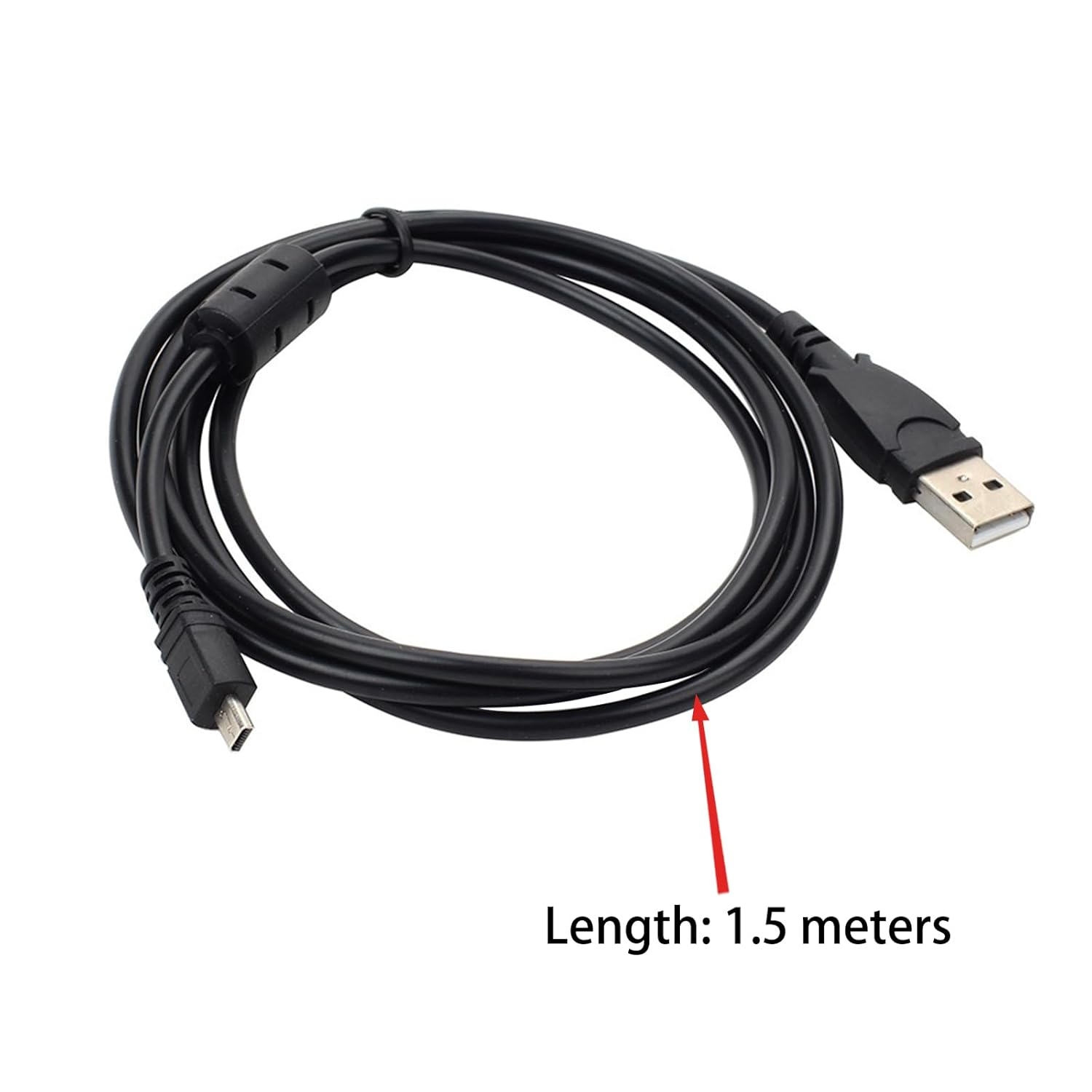 Luzcauwy UC-E6 USB Cable for Nikon Digital SLR Cameras COOLPIX S3000 S3100 S3200 S8000 S100 S203 S230 P7000 AW100, Replacement Data Sync Cord Compatible with Nikon Coolpix Models for Fast Transfer image number 5