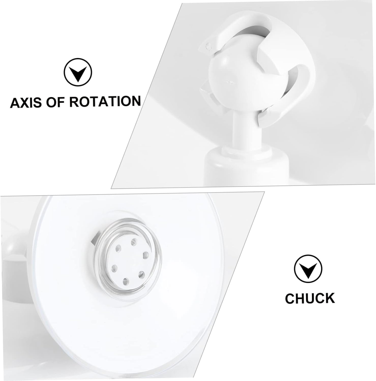 EPIGEIST 7X Magnifying Makeup Mirror with Led Light White Portable Vanity Mirror with Suction Cup for Bathroom Use without Battery image number 6