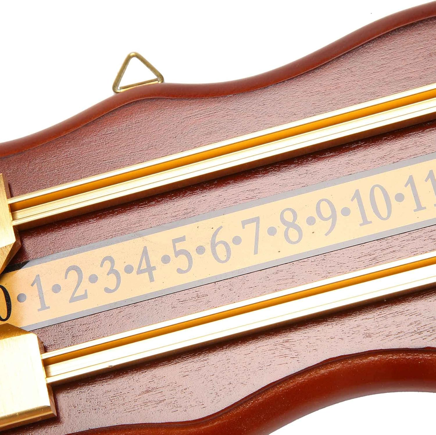 Oidnvay Billiards Scoreboard Wall Mounted Scoreboard Snooker Scoreboard Stained Wood Score Board Wine Red image number 6