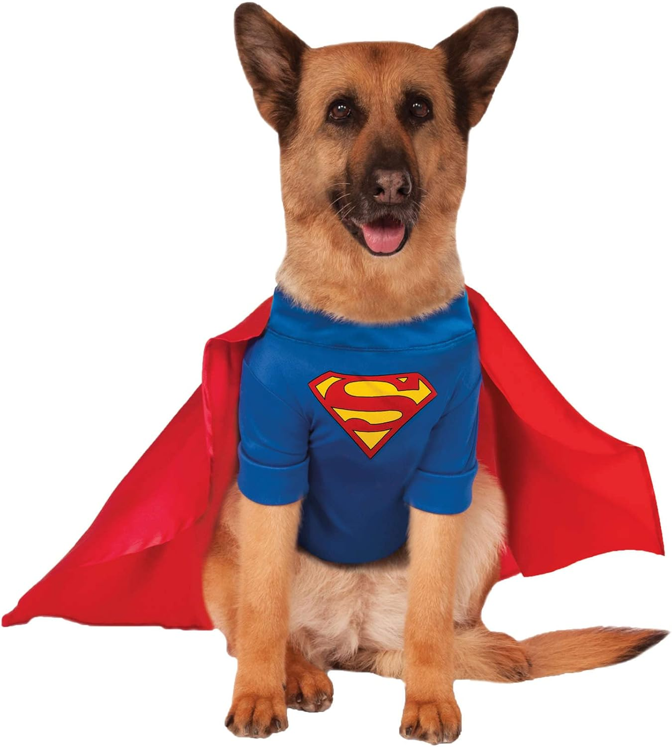 DC Comics Superman Shirt and Cape Pet Costume, as Shown image number 6
