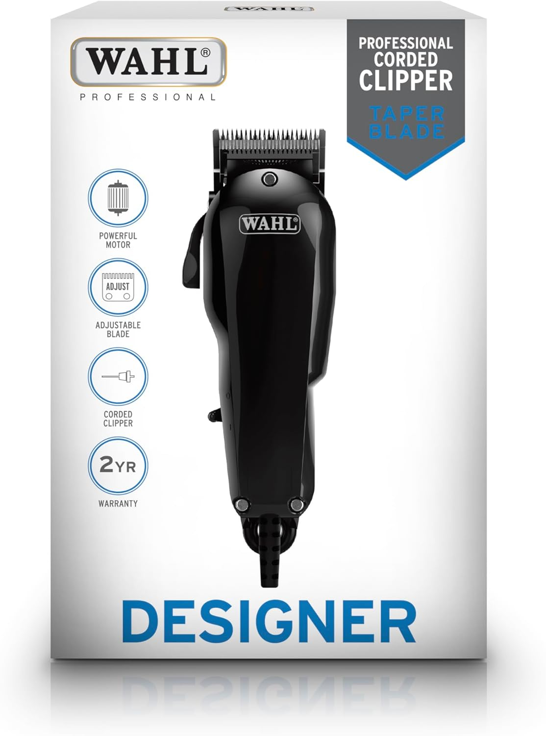 Wahl Designer Hair Clipper, Black image number 1
