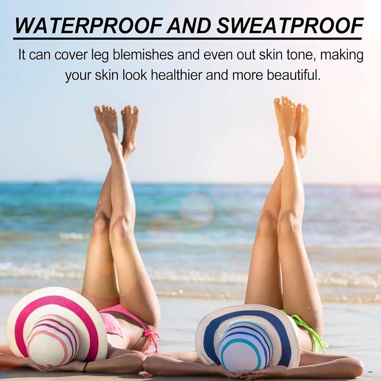 Miracle De Paris Body Coverage Perfector, Miracle De Paris Leg Makeup, Body Coverage Perfector, Transfer-Resistant, Waterproof, Lasts for All Skins (01+02) - 01+02 image number 6