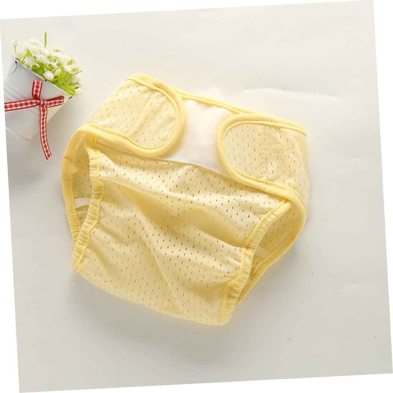 Abaodam Ice Silk Mesh Diaper Cover Stretchable Toddler Potty Breathable Diaper For