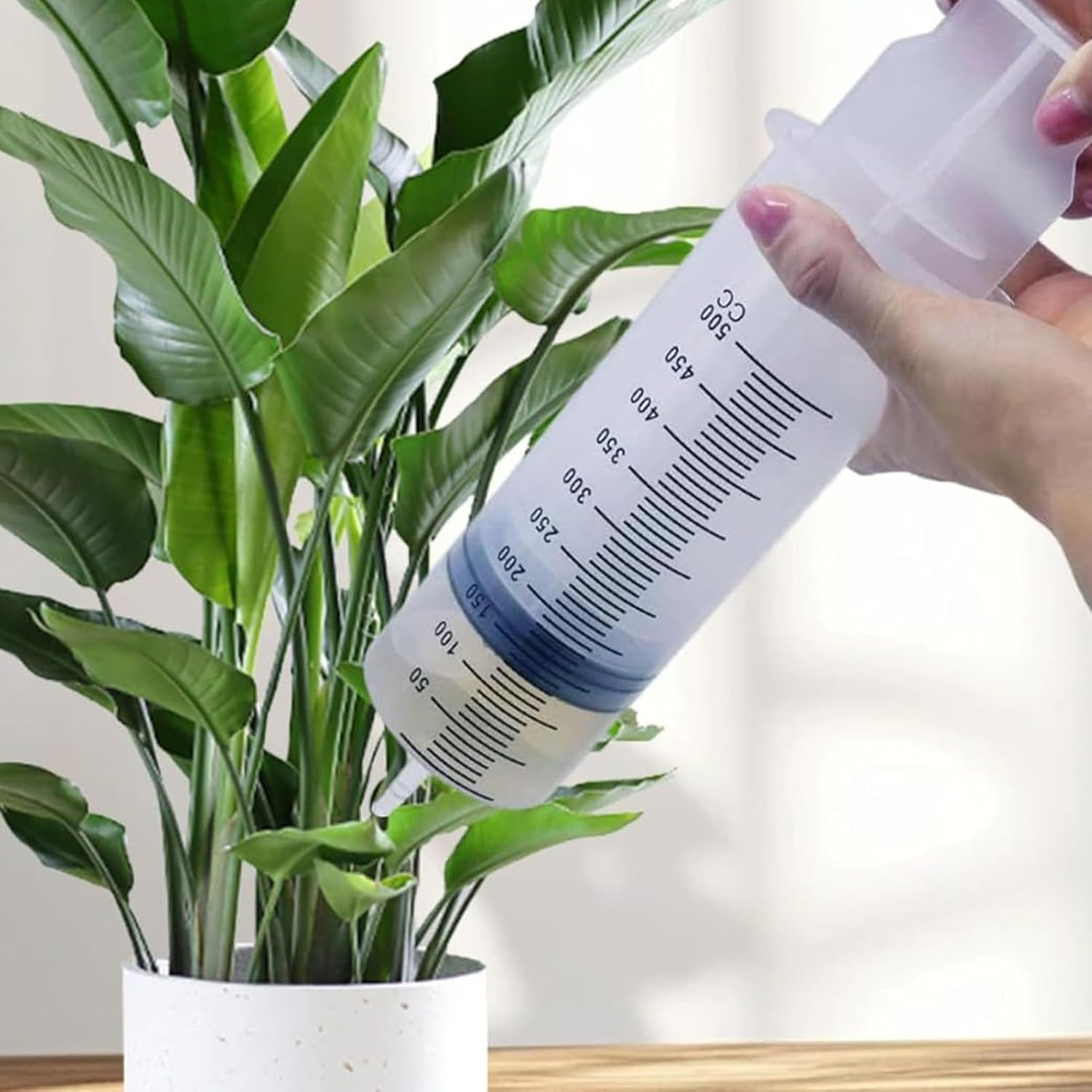 Big Syringe for Liquid,500Ml Large Garden Syringe | Irrigation Tools for Measurement Glue Ink Oil Refilling Plant Pet Care image number 5