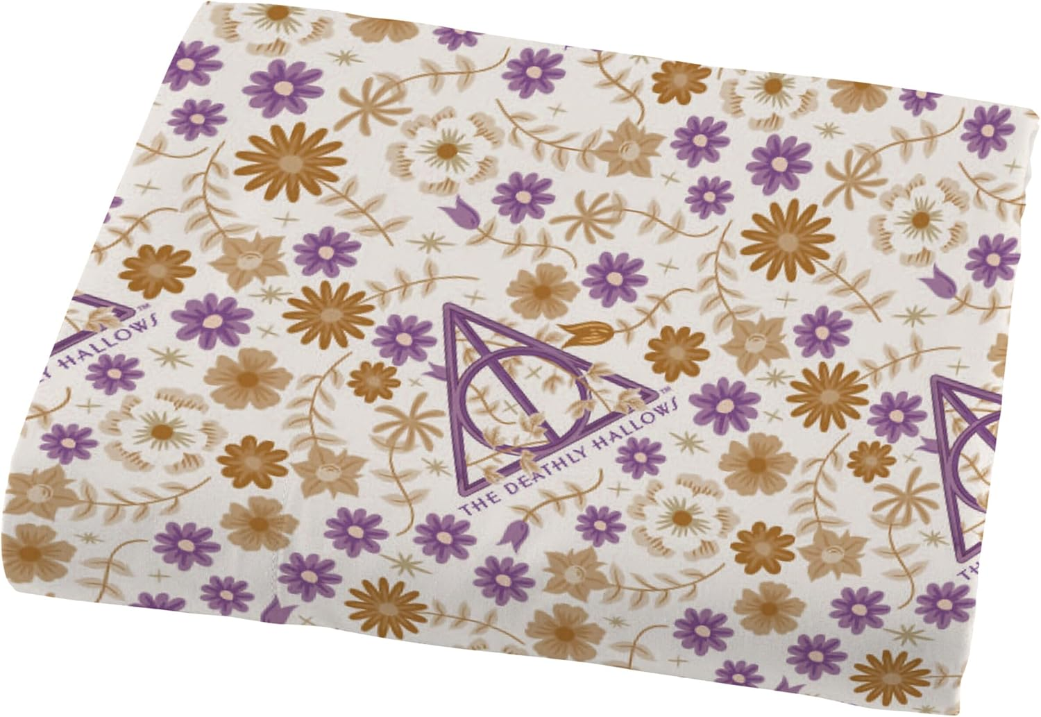 Northwest Harry Potter Botanical Wizardry 5 Piece Full Bed in a Bag Set, Bedding Set with Comforter and Sheets, Soft and Cozy for All Seasons image number 1