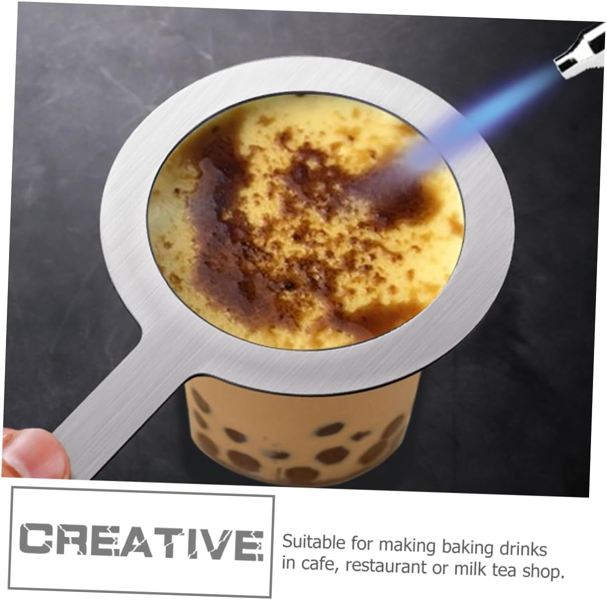 4Pcs Stainless Steel Milk Tea Cup Gasket 98Mm Diameter Anti-Scald Baking Cup Rings Protective for Home and Cafe Use