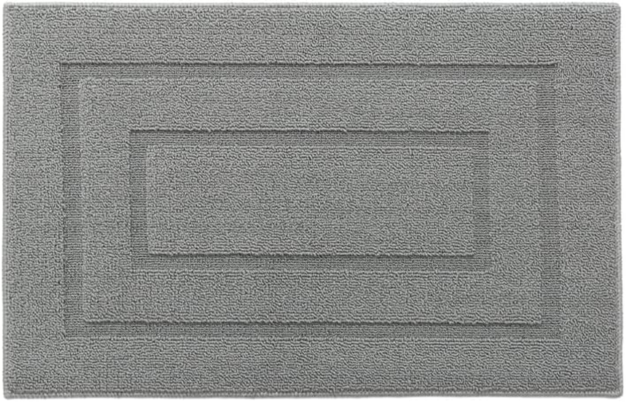 PCSWEET HOME Front Door Mat 50Cm X 80Cm, Non-Slip Entryway Rug, Low Profile Washable Doormat Indoor Entrance, Super Absorbent Welcome Mat for Porch, Patio, Garage, Grey image number 5