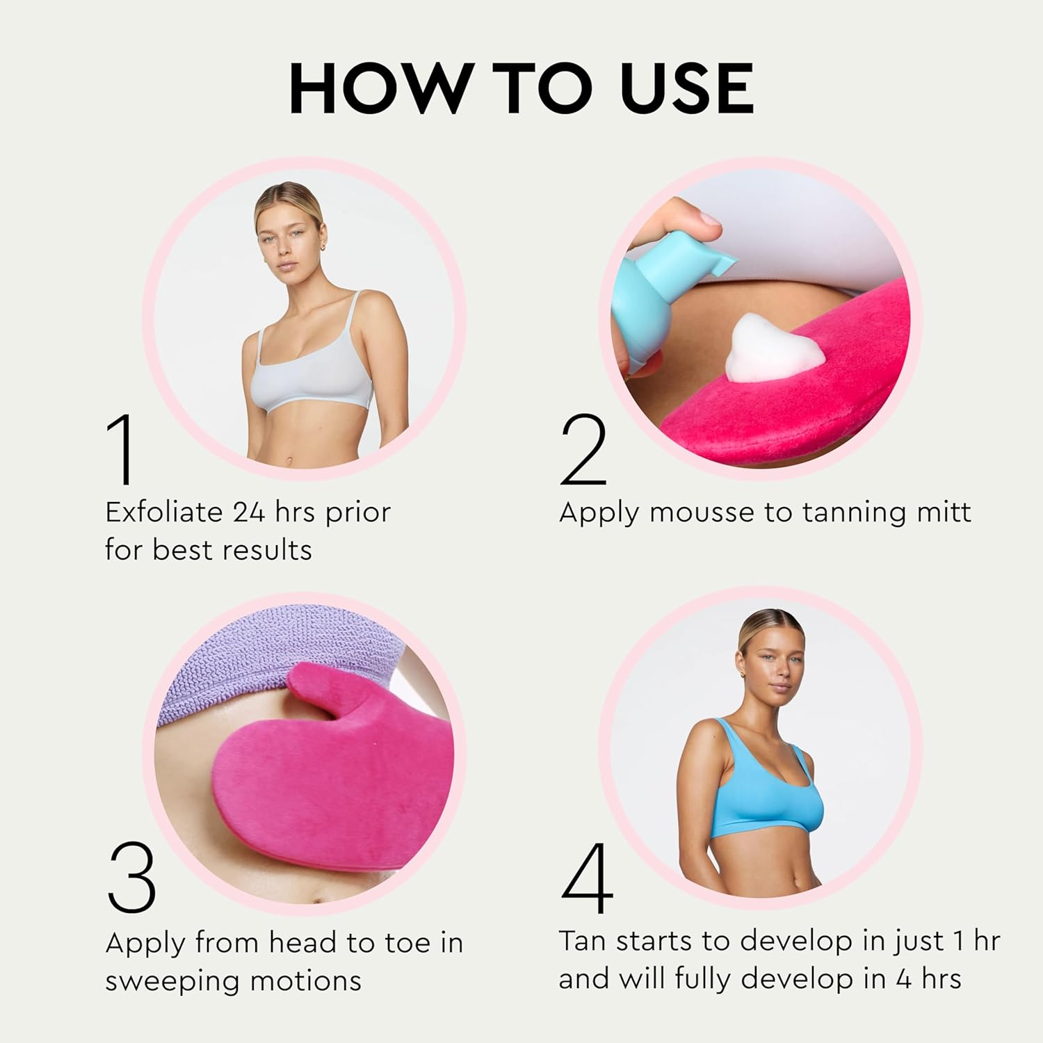 Tanologist Self Tanning Mousse Medium (200Ml) Clear Self Tanning Foam for Sensitive Skin Dermatologically Tested Clean Vegan Ingredients image number 1