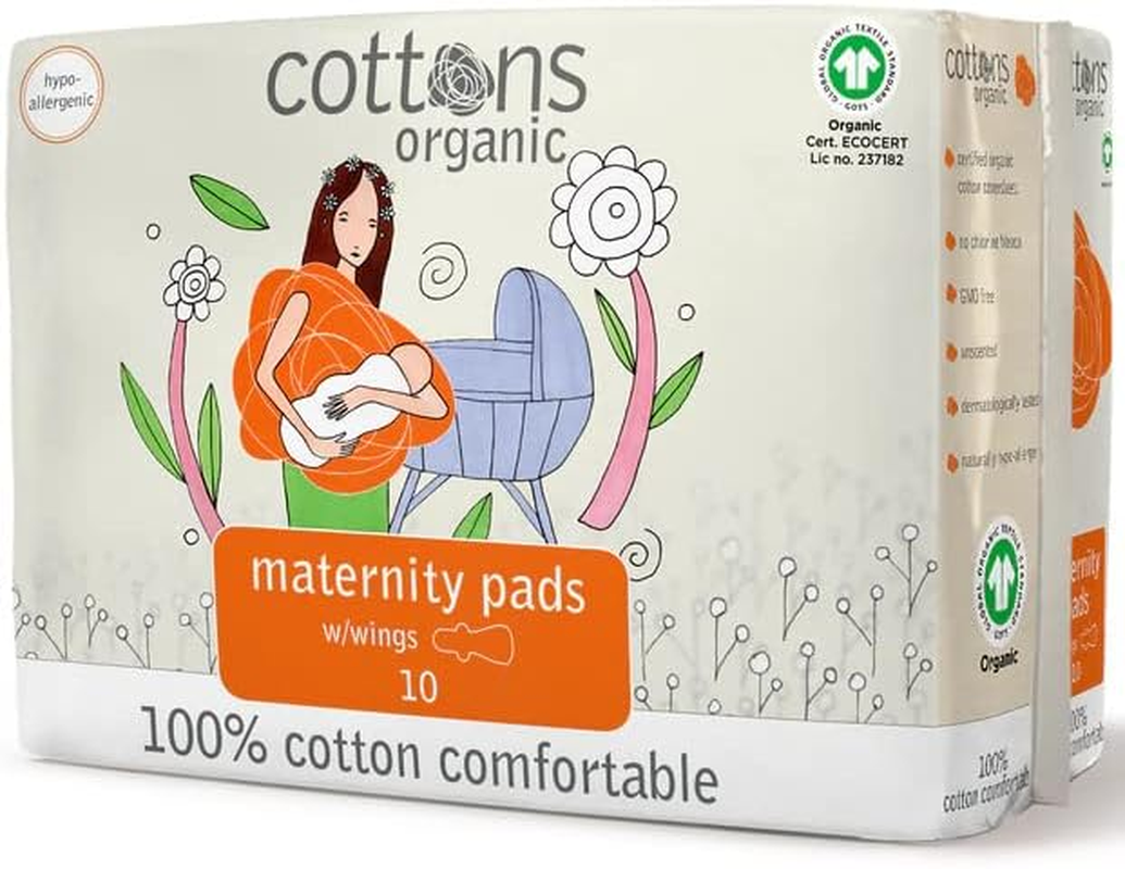Cottons Maternity Cotton Pads W/Wings 10'S image number 6