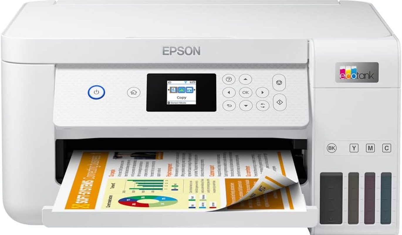 Epson Ecotank ET-2810 A4 Multi-Function Wi-Fi Ink Tank Printer with an Included Stock of Inks up to 3 Years