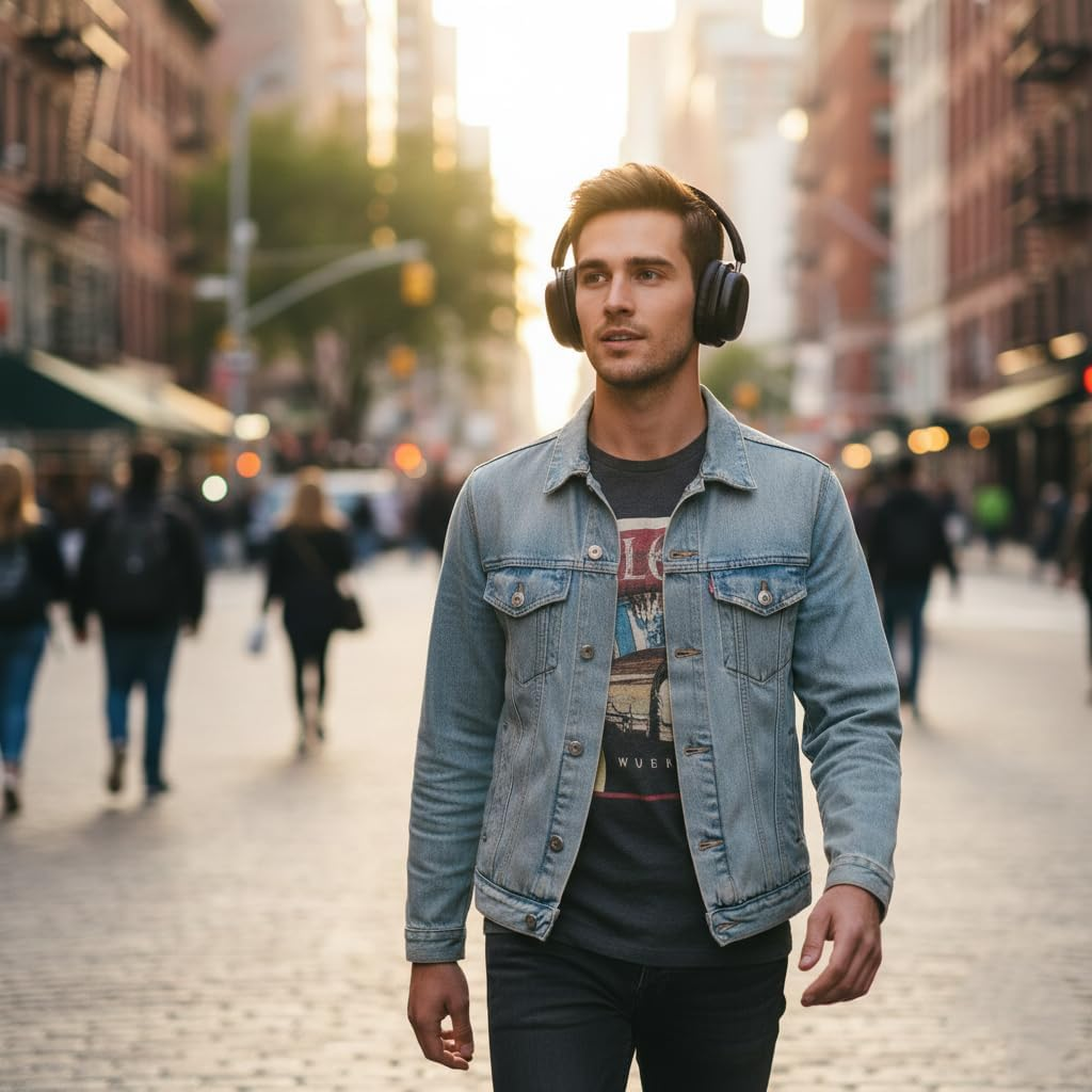 Bluetooth Headphones - Black/White, TF Card | Wireless Over-Ear Headset with TF Card Reader & Type-C Charging