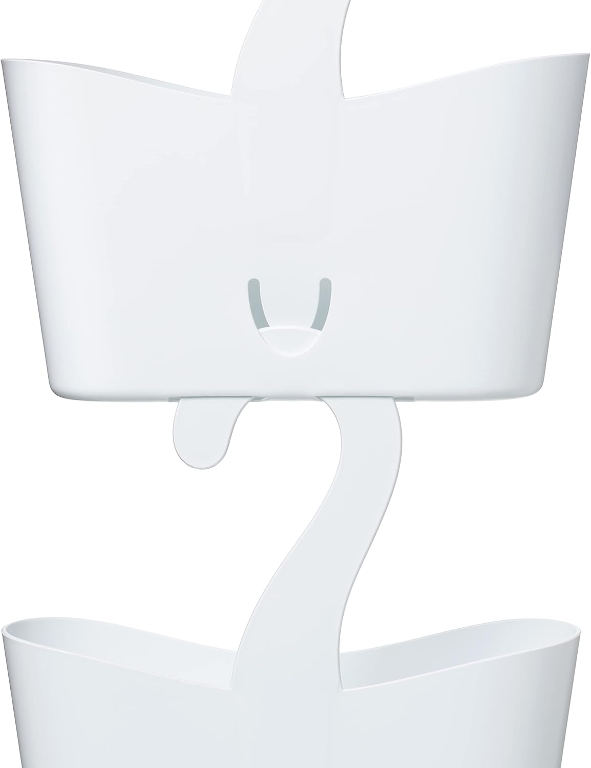 TATAY Hanging Shower Basket, Polypropylene, Multifunctional Basket, White, Dimensions: 25 X 9 X 28 Cm - Beige image number 6