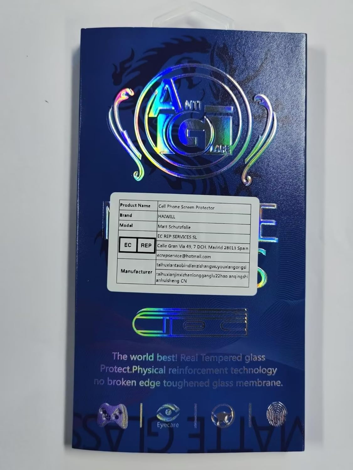 HAIWILL Pack of 3 Matte Screen Protectors for Iphone 17/17 Pro, Anti-Fingerprint, Anti-Reflective, Anti-Scratch Screen Protector, 9H Tempered Glass for Apple 17 Pro/17.6.3 Inches image number 4