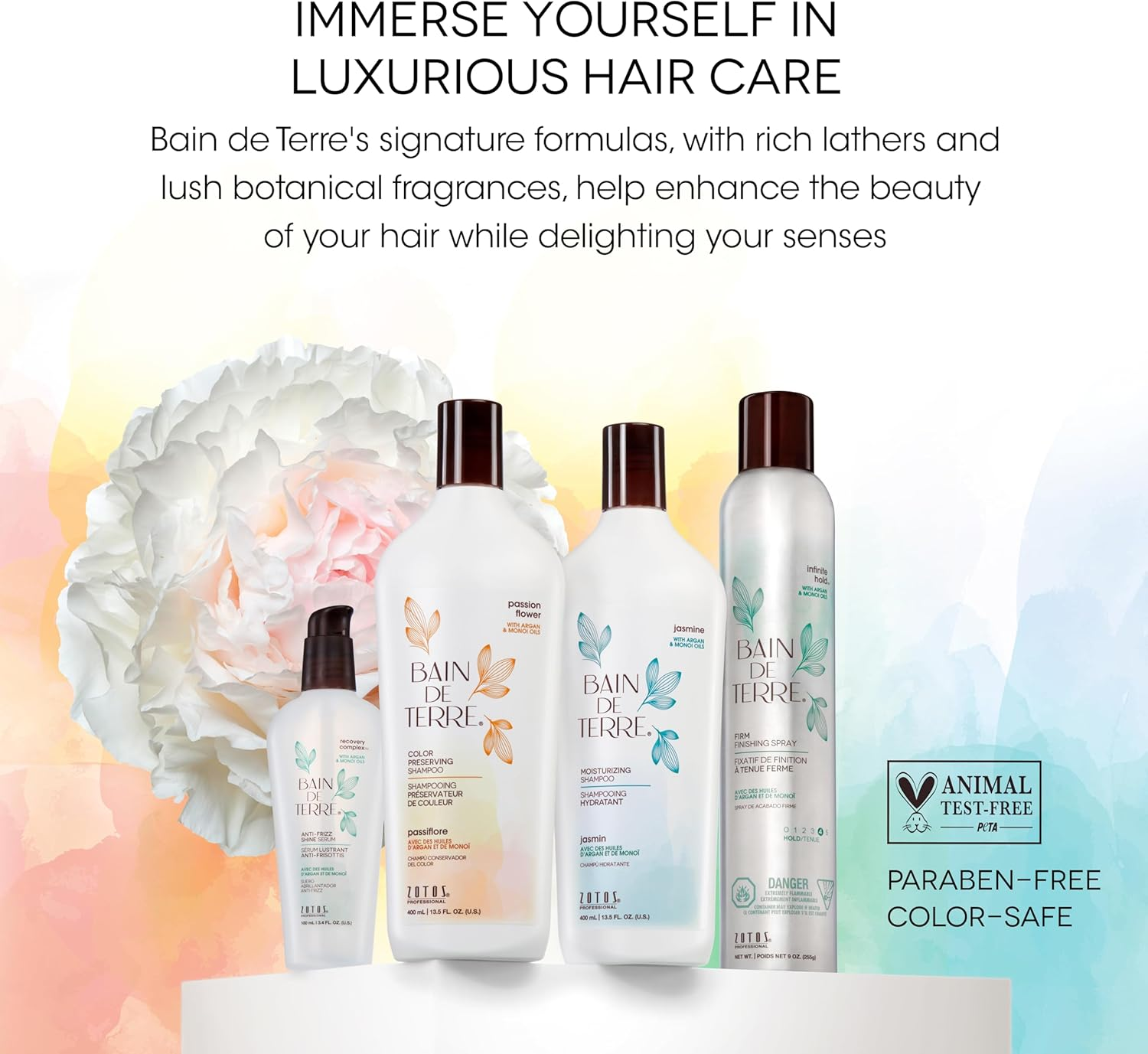 Bain De Terre Passion Flower Color Preserving Shampoo, 999.58 Ml image number 6