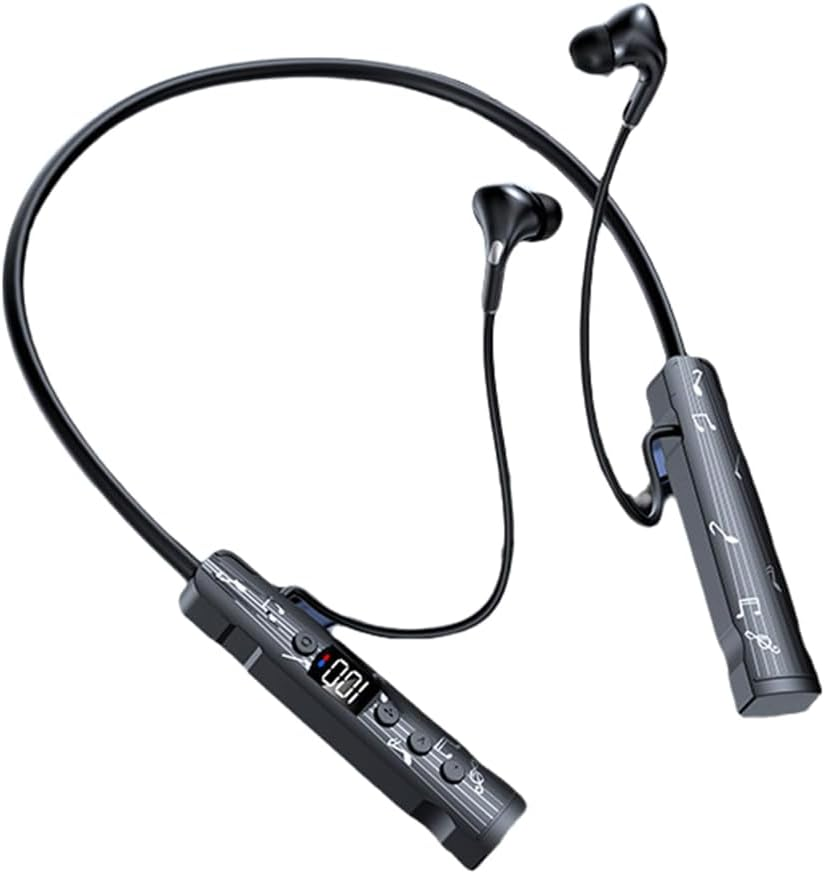 Peakloong LED Stereo Sports Headphones LED Stereo Bluetooth Headphone Large Capacity Battery