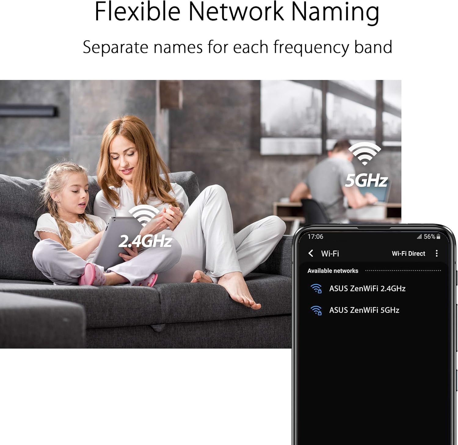 ASUS Zenwifi XD4 plus Set of 2 AX1800 Whole-Home Mesh Wifi 6 System (Up to 306 M&sup2; Cover, Aimesh, Aiprotection, Wall Mounting, App Control) White image number 4