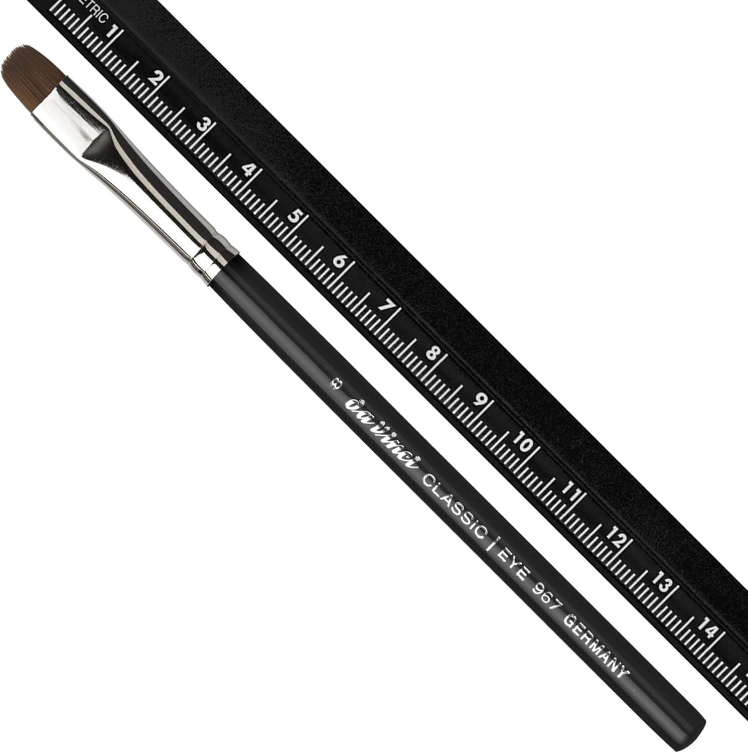 Eyeshadow Brush, Vegan, Synthetic Fibre, Size 8, Made in Germany, Pack of 1 image number 2