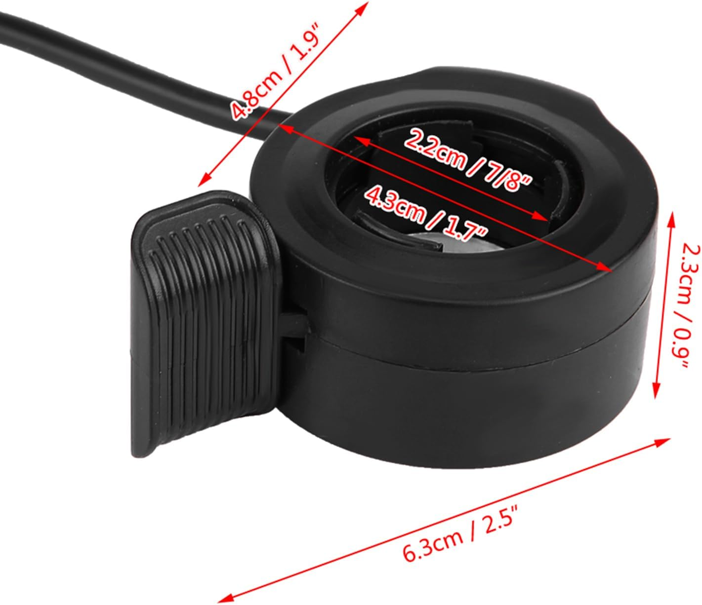 22Mm Throttle Throttle Thumb Throttle Speed ​​Control 22Mm for Electric Bikes image number 2