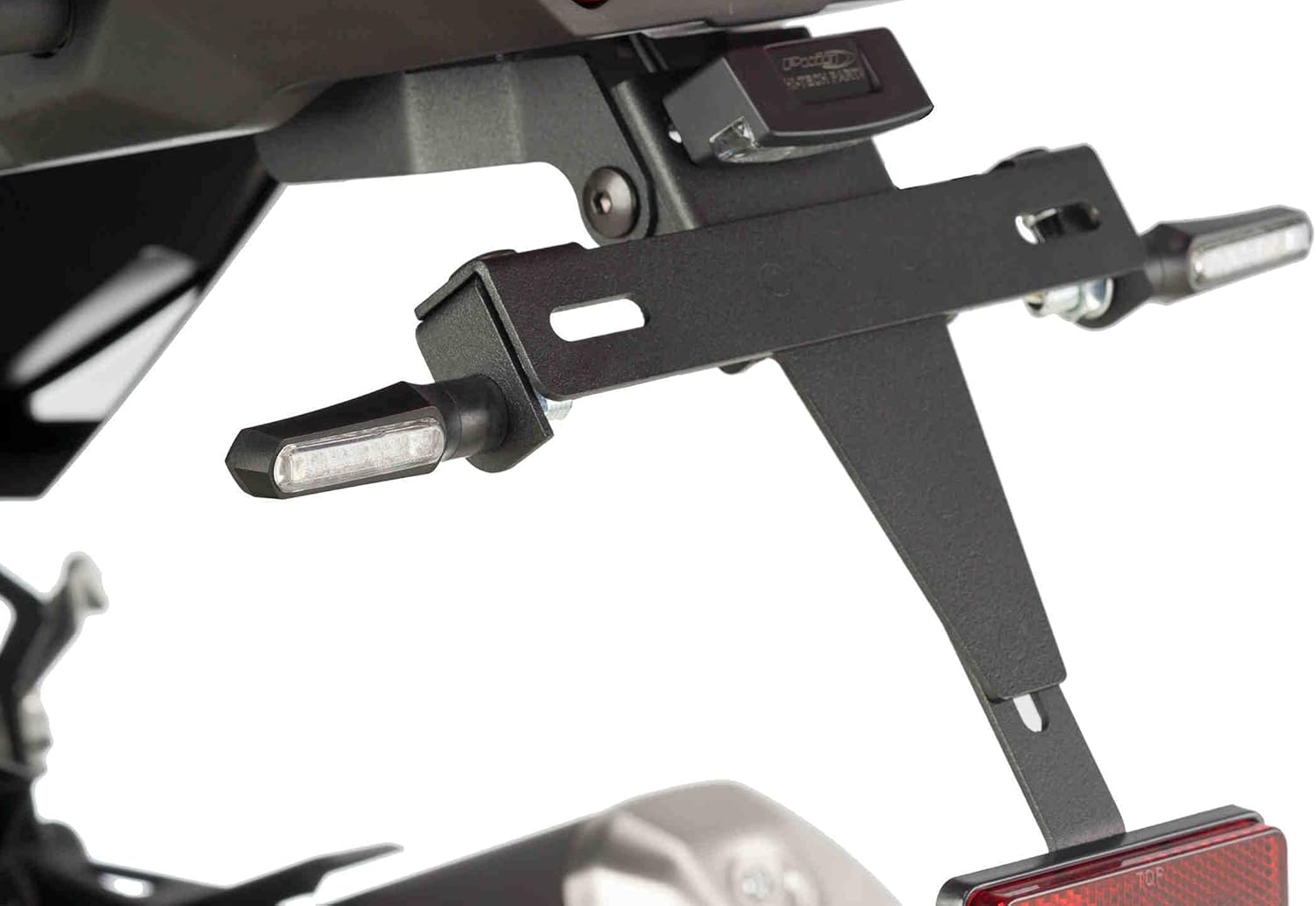 Puig 9151N Front LED Turn Signal Curve Clear Lens, Black Base, 60 X 25 Mm, Set of 2