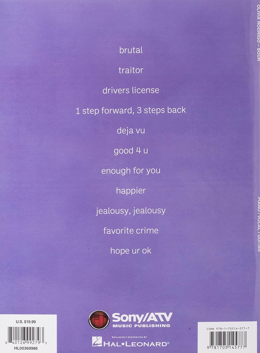 Olivia Rodrigo - Sour image number 1