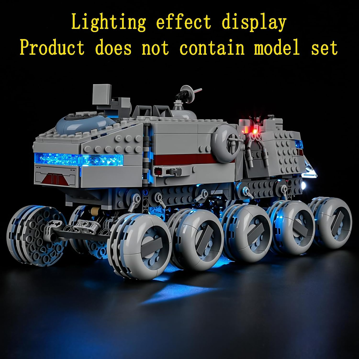 GEAMENT LED Light Kit Compatible with  Republic Juggernaut 75413 Building Blocks Model (Model Set Not Included) image number 1