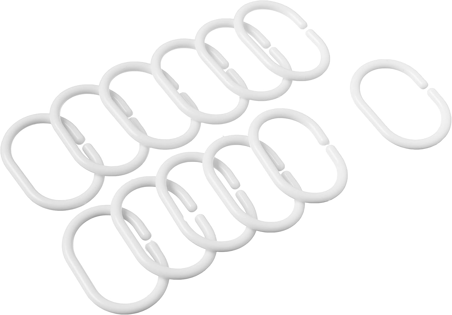 Amazon Basics 8-Gauge PEVA Shower Curtain or Liner with Mesh Storage Pockets - 183X183 CM, Clear image number 4