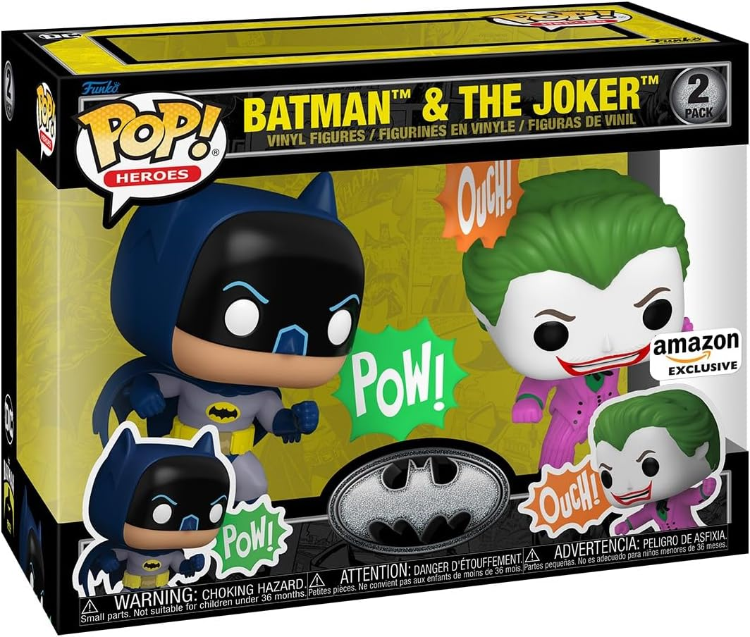 Funko Pop! Batman: 85Th Anniversary - Batman and Joker (1966) US Exclusive Vinyl Figures (Pack of 2) image number 5