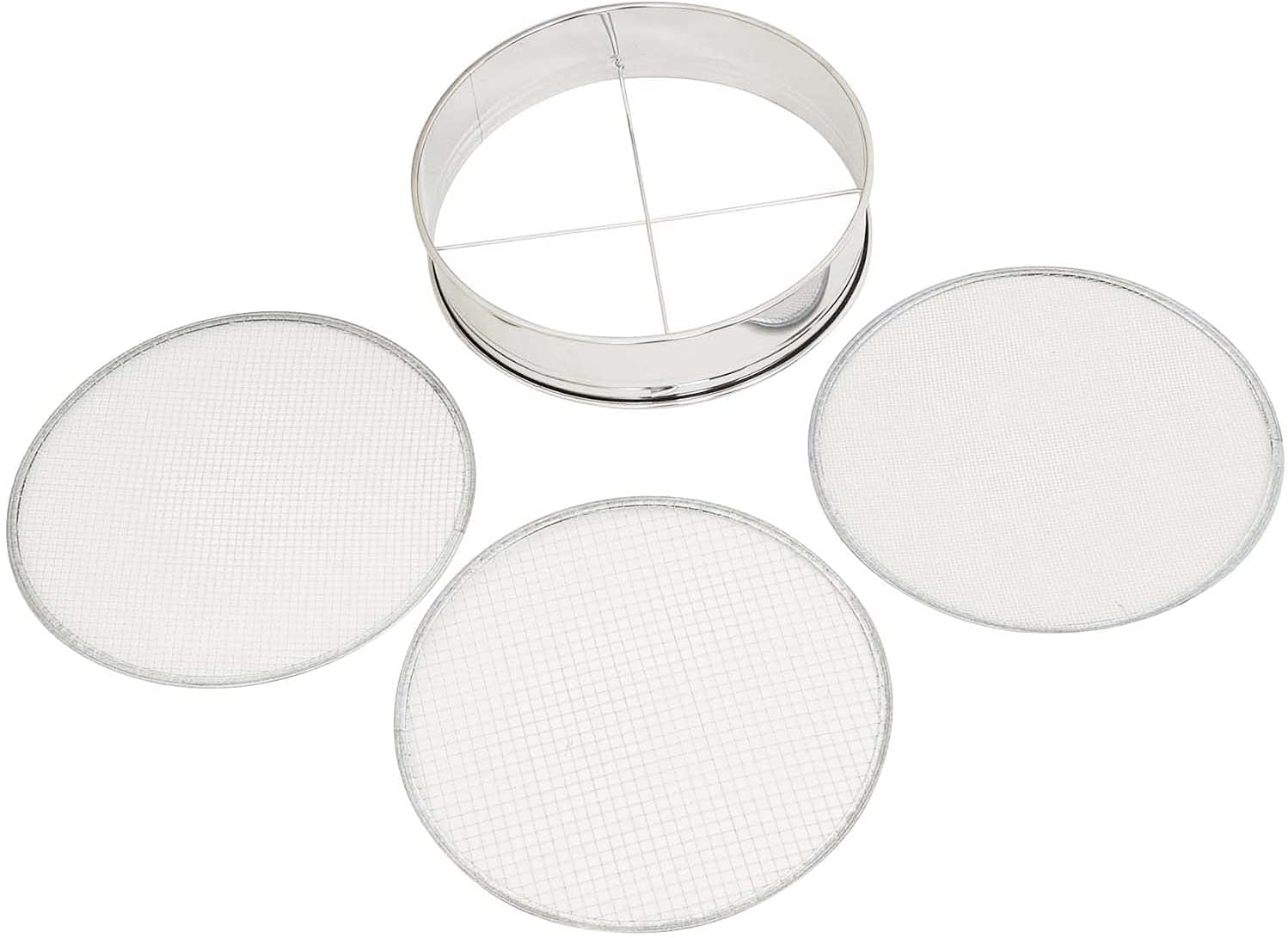 Senkichi Stainless Steel Soil Fluoy 11.8 Inches (30 Cm), Includes 3 Replacement Nets (Rough, Medium, Fine) image number 6