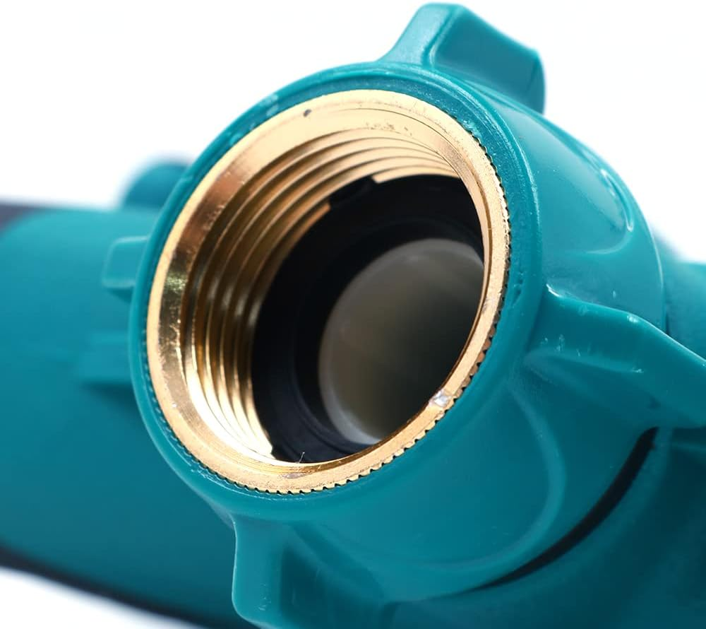 4 Way Hose Splitter: Metal & ABS Plastic with Rubber Grip, 4 Independent Switches, 1/4' Quick Connectors