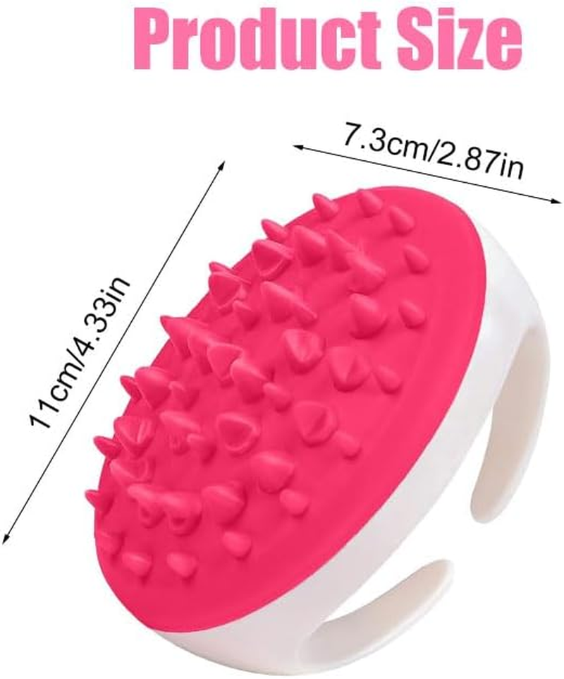 WADY Silicone anti Cellulite Massager, Hand-Held Massager Body Brush Cellulite Reduction, Cellulite Remover, Improve Circulation, Body Massager, Exfoliator, Fat Roller Use with Creams and Oils (Pink) image number 5
